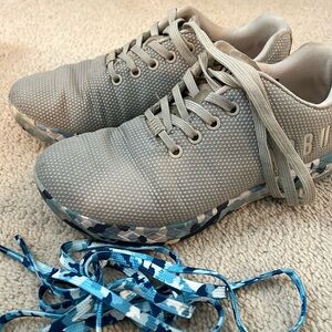 Nobull trainers Grey Wild blue size Women’s 8